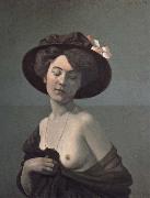Felix Vallotton Woman in a Black Hat France oil painting artist